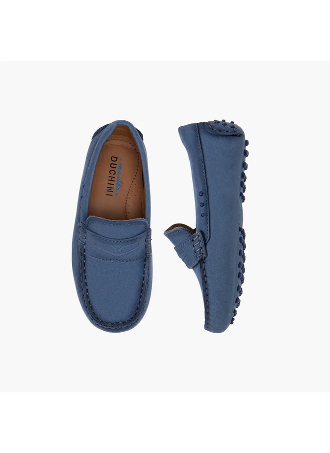 Mister Duchini Boys Solid Slip-On Mocassin
