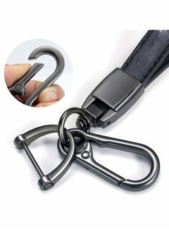 KASTWAVE Bikte Genuine Leather Key Chain Suit for Jeep Car Fob Keychain Wrangler Compass Cherokee Renegade Patriot Grand Commander  - Image 3