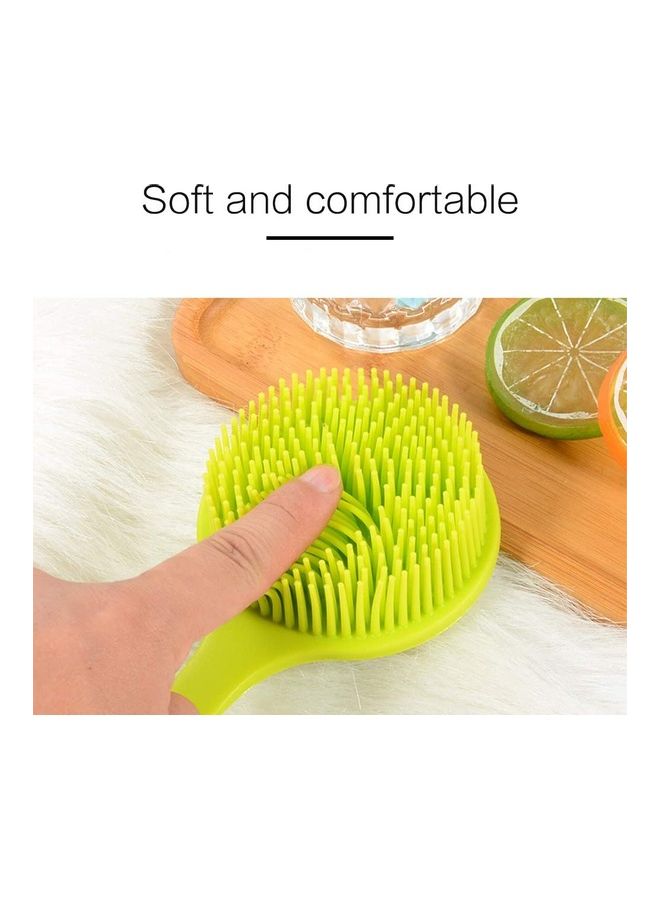 Loquat Silicone Body Brush With Ultra Soft Bristles Green 90grams - Image 4