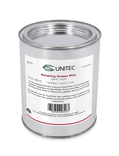 CS Unitec | 40015T PTX Pink Polishing Cream | Can 2.2lbs | Metal Buffer Polisher Machine Accessory for Grinder Tool - Image 1