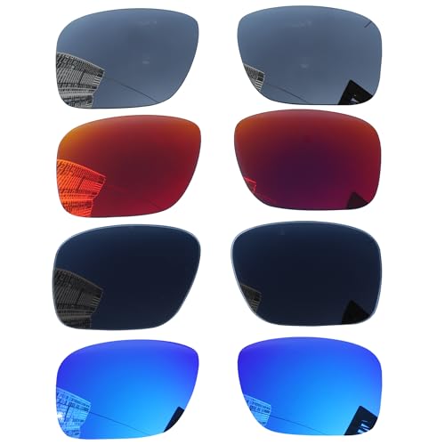 Acefrog عدسات بديلة مستقطبة من Acefrog 4 أزواج لنظارات Oakley Holbrook OO9102، تناسب مثالي، مقاومة للكسر، مضادة للخدش، حزمة قيمة - Image 1