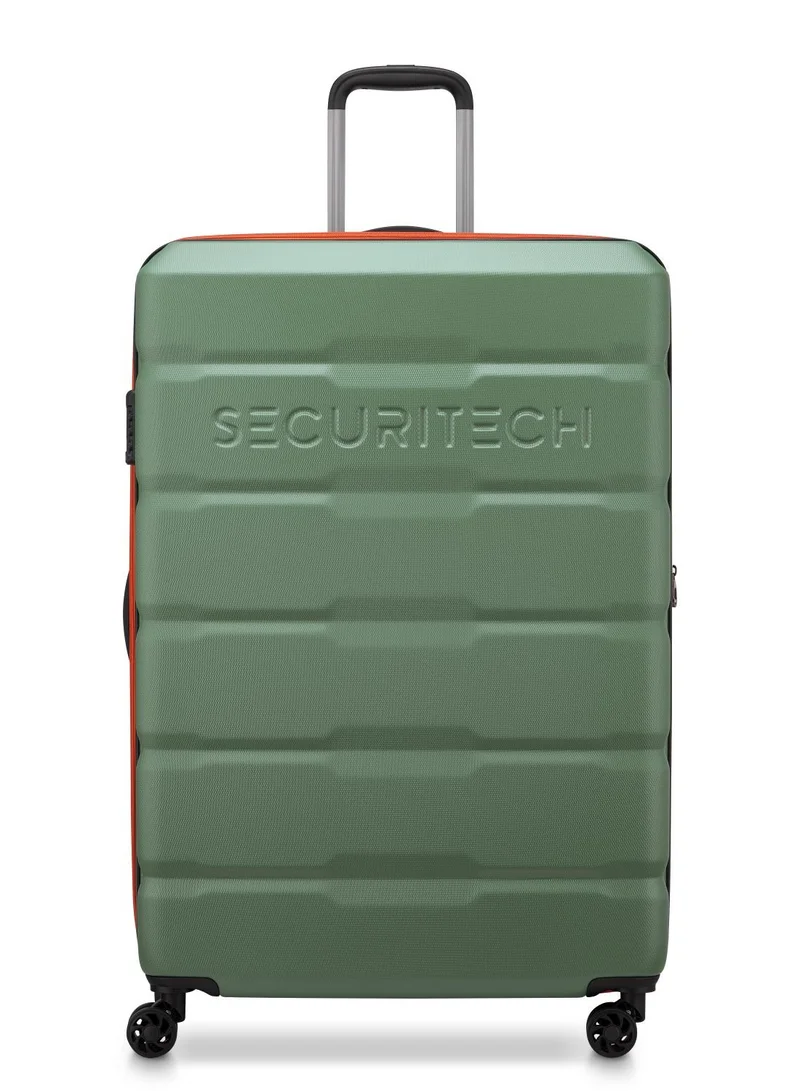 ديلسي _باريس Citadel 82 Cm Expandable 4 Double Wheel Check-In Luggage Trolley  Khaki / Orange Zip