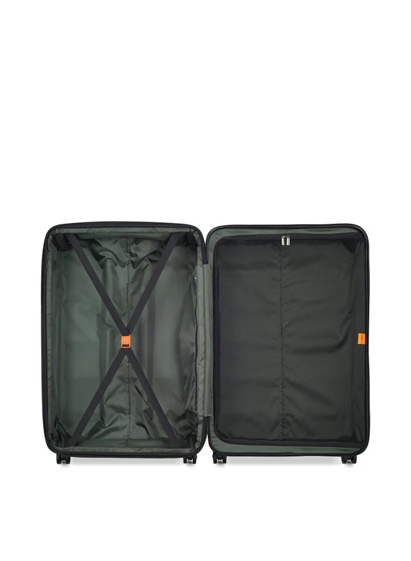 ديلسي _باريس Citadel 82 Cm Expandable 4 Double Wheel Check-In Luggage Trolley  Khaki / Orange Zip