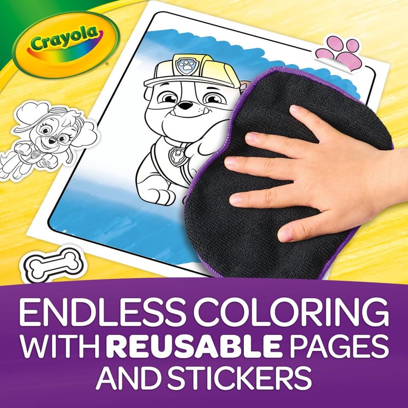 Crayola PAW Patrol Sticker Activity Pad, 12 PAW Patrol Coloring Pages, 100+ Stickers, Travel Activity, PAW Patrol Toys, Toddler Gifts - Image 5