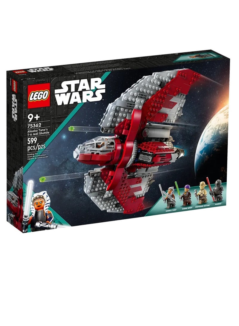 LEGO LEGO - Star Wars Ahsoka Tano's T-6 Jedi Shuttle 601 Pieces - 75362  - Image 1