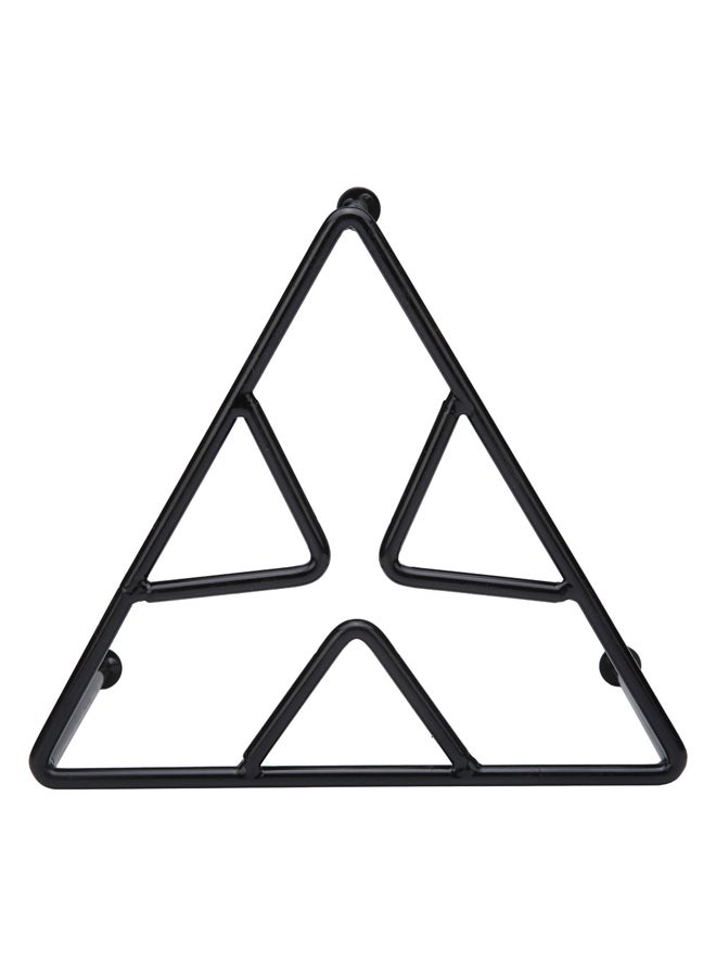 السنيدي مركاب نار مثلث، شواية فحم شواء صغيرة محمولة للنزهات والشواء، اسود، مقاس 25*25 سم - Image 4