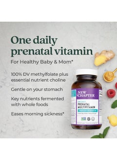 New Chapter Prenatal Vitamins, One Daily Prenatal Multivitamin with Methylfolate + Choline for Healthy Mom And Baby, Gluten Free And Non-GMO, 30 Count  - Image 4