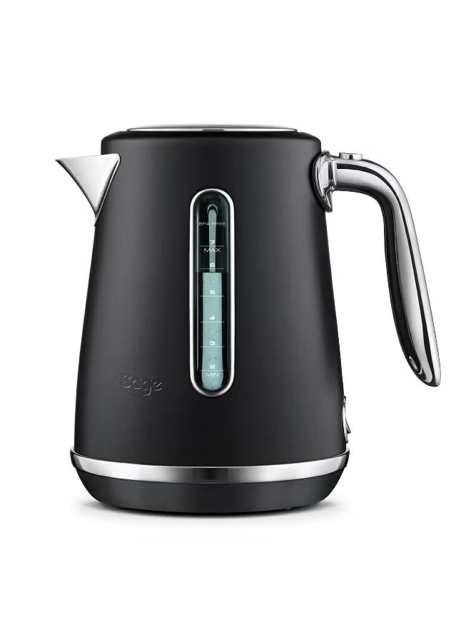 Sage The Soft Top Luxe - 1.7L Quiet and Cordless Kettle with Splash Proof Lid, Fast Boil, 2400W, Black Truffle- UAE Version, 2 Year Manufacturer Warranty - Image 1