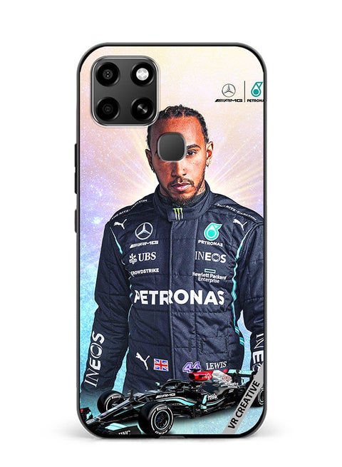 Protective Case Cover For Infinix Smart 6 Lewis Design Multicolour