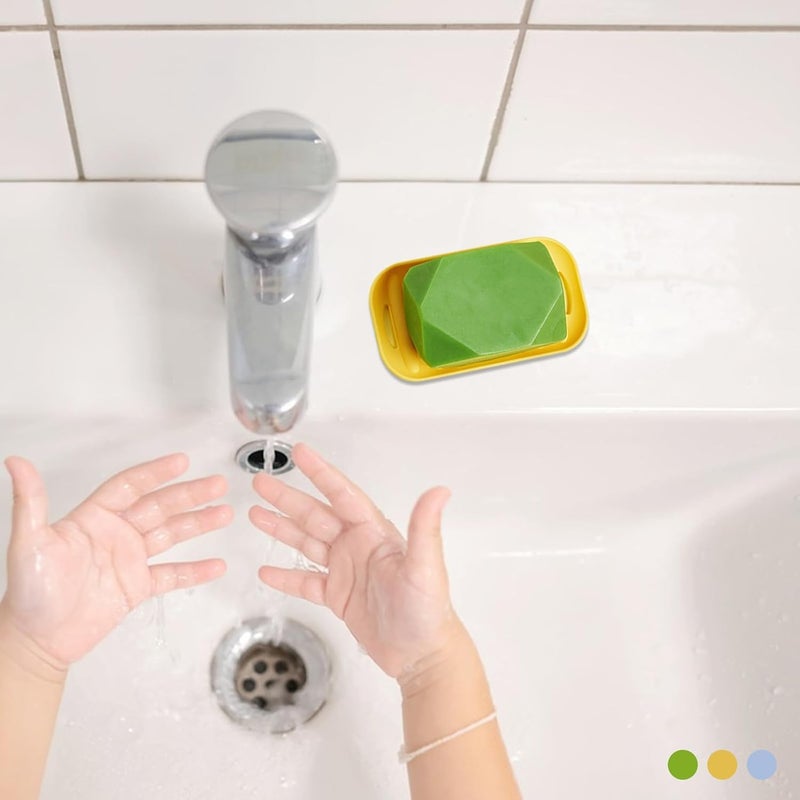 Prostuff.in® Portable Leak-Proof Travel Soap Dish Containers with Lid Drain Waterproof Strainer for Bathroom, Shower, Gym, School, Camping, Vacation, Outdoor, Travel Essentials Multicolor 1 Pcs - Image 2