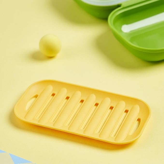 Prostuff.in® Portable Leak-Proof Travel Soap Dish Containers with Lid Drain Waterproof Strainer for Bathroom, Shower, Gym, School, Camping, Vacation, Outdoor, Travel Essentials Multicolor 1 Pcs - Image 4