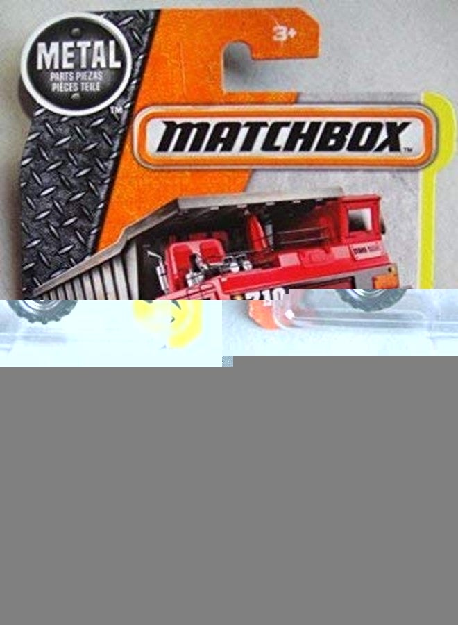 Matchbox 2017 MBX Construction MBX Turf Hauler (Dump Truck) 45/125, Maroon and Gray