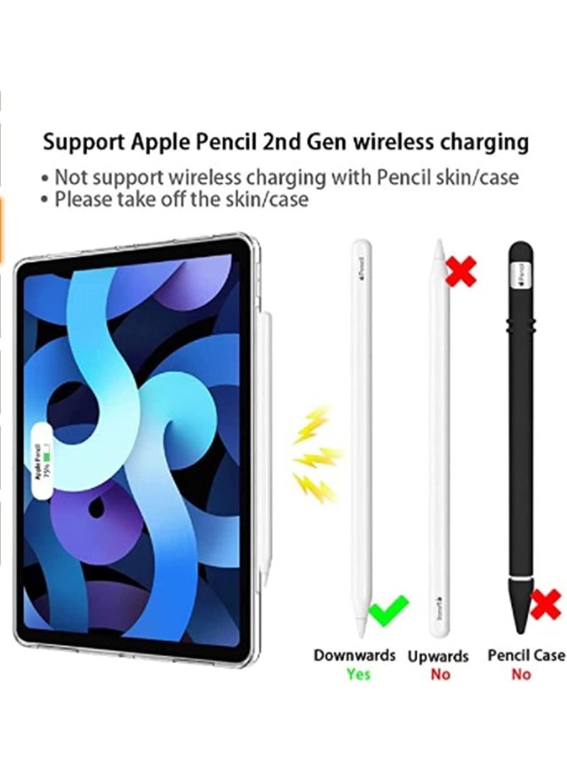 Rock Pow Case for iPad Air 11-Inch M2 (2024), iPad Air 5/4 (2022/2020 5th/4th Generation 10.9-Inch) Support Apple Pencil 2nd Gen Charging - Image 3