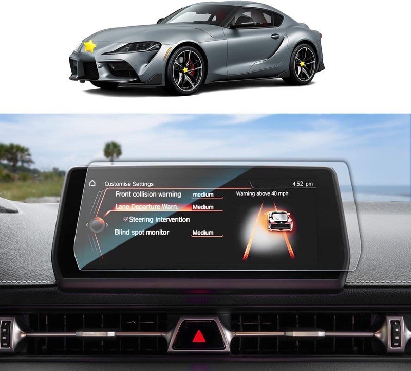 SKTU Tempered Glass Screen Protector for 2020-2026 Toyota GR Supra 8.8 Inch Navigation Display - Image 1