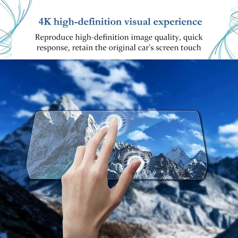 SKTU Tempered Glass Screen Protector for 2020-2026 Toyota GR Supra 8.8 Inch Navigation Display - Image 3