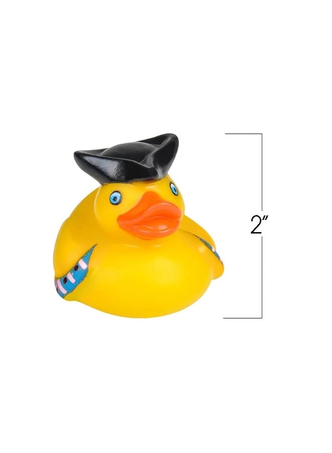 ArtCreativity 2 Inch Pirate Rubber Duckies (Pack of 12) Cute Duck Bath Tub Pool Toys, Ideal for Pirate-Themed Parties and Celebrations, Fun Decorations, Carnival Supplies, Party Favors - Image 5