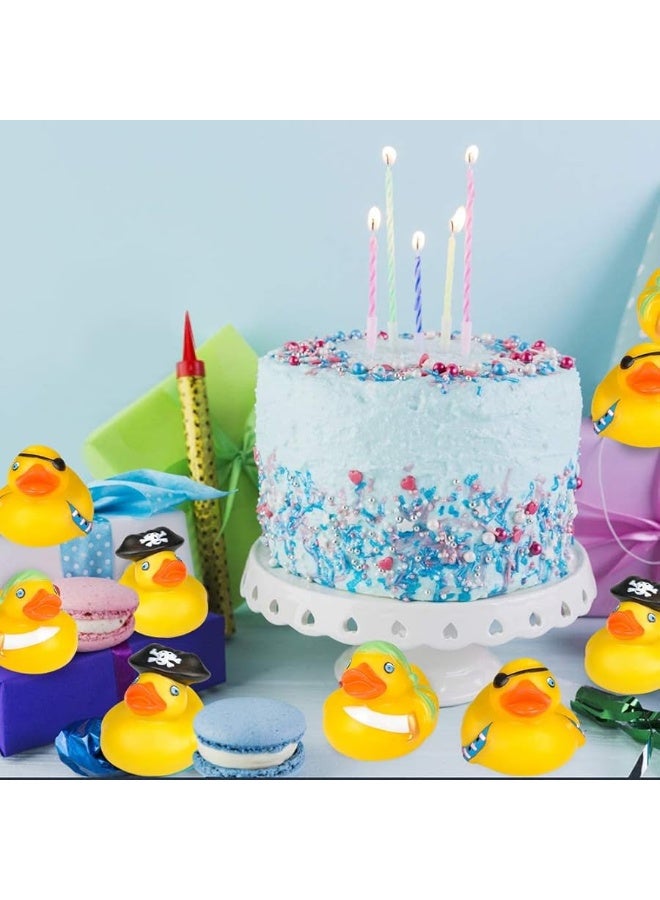 ArtCreativity 2 Inch Pirate Rubber Duckies (Pack of 12) Cute Duck Bath Tub Pool Toys, Ideal for Pirate-Themed Parties and Celebrations, Fun Decorations, Carnival Supplies, Party Favors - Image 2