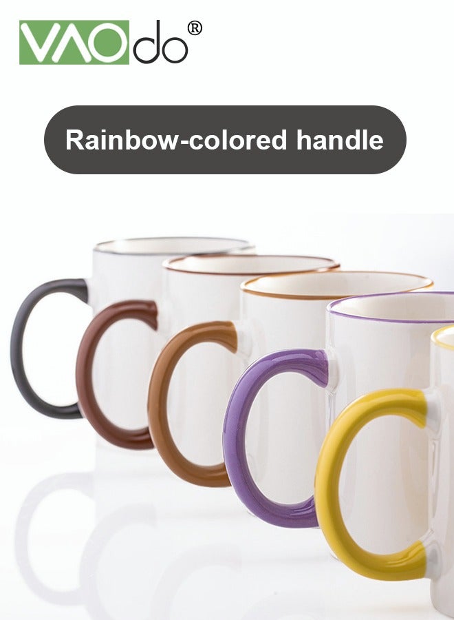 VAOdo 7PCS Color Set Coffee Mug Microwave Tea Cup Dishwasher Seat Belt Cup Holder  - Image 2