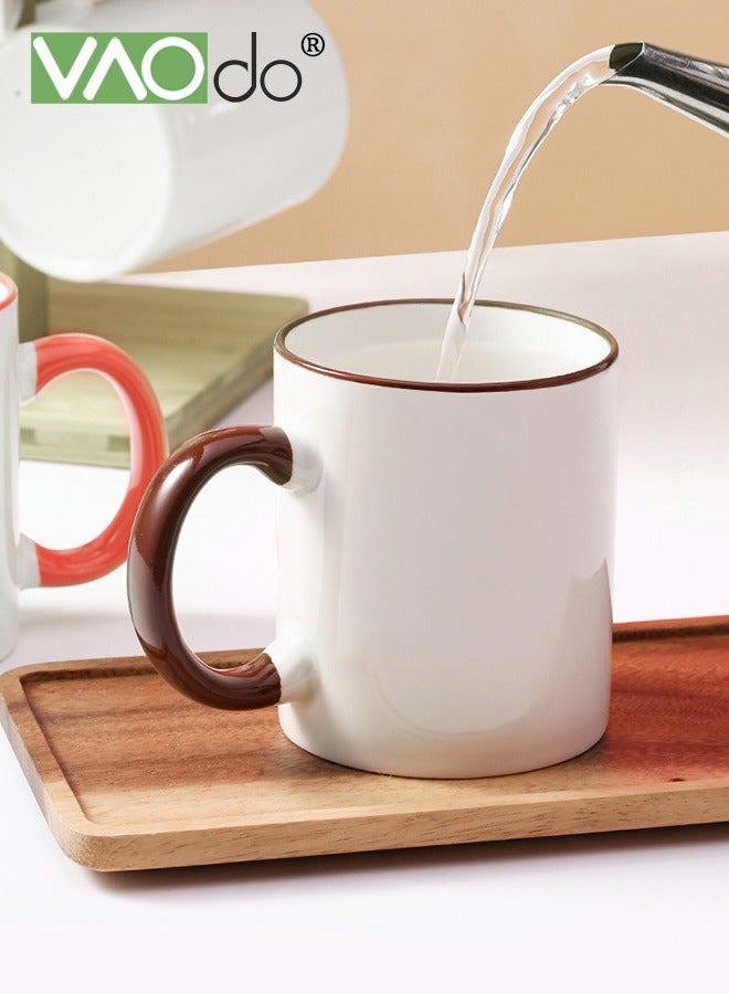 VAOdo 7PCS Color Set Coffee Mug Microwave Tea Cup Dishwasher Seat Belt Cup Holder  - Image 3