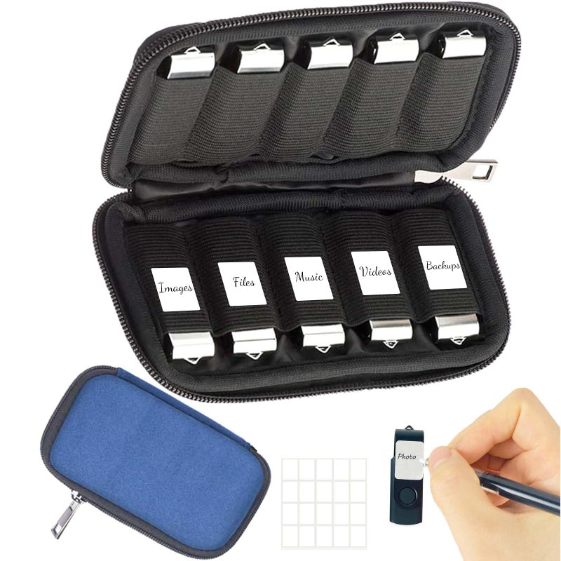 JBOS Flash Drive Case JBOS USB Holder Storage Bag,Thumb Drive Caes, Jump Drive Case, USB Organizer - Image 1