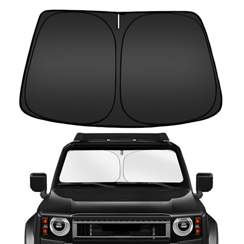 ARISMOTOR Windshield Sun Shade for Toyota Land Cruiser 2024-2025, Custom Fit Foldable Front Window Sunshade Sun Visor Protector, Block UV Rays Keep Your Car Cooler - Image 1