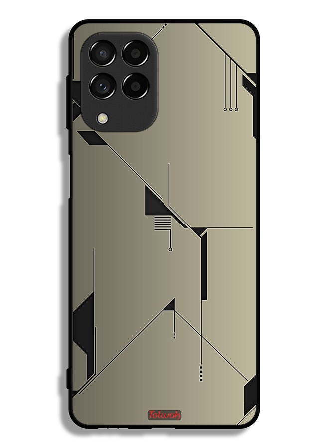 Tolwak Samsung Galaxy M53 Protective Case Cover Minimalism Abstract Digital Art - Image 2