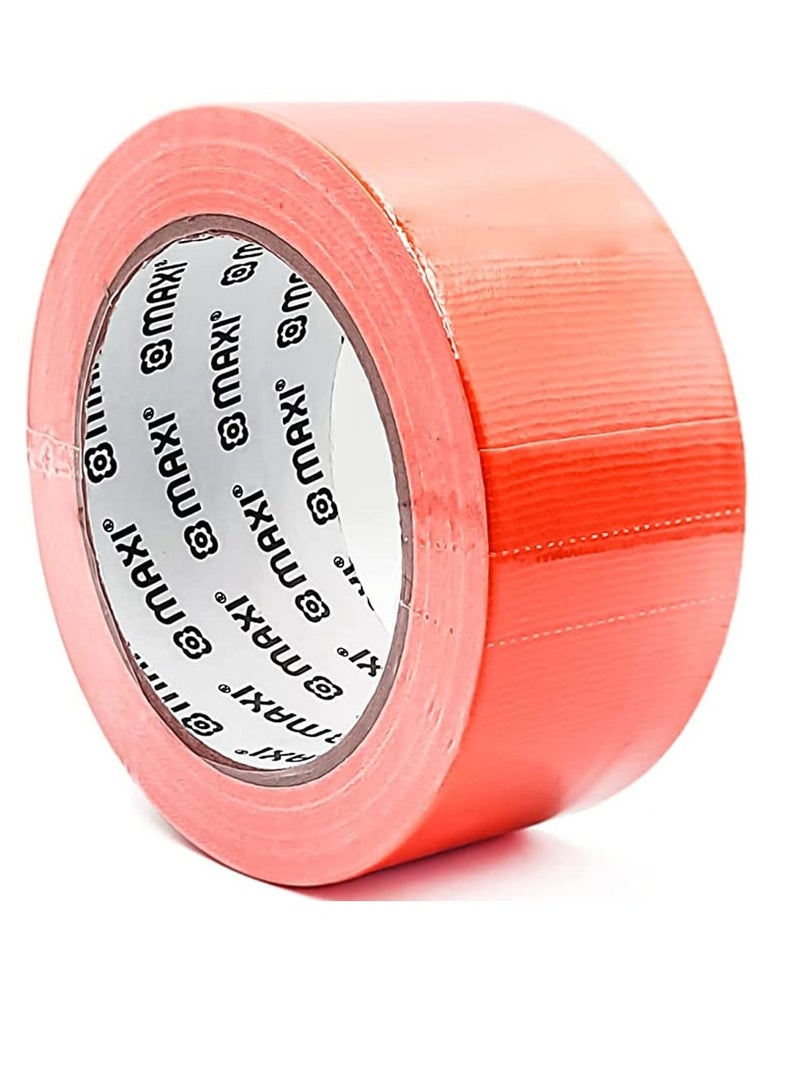 Maxi Two Inch Wide Red Cloth Tape With 25 Yards Length - Image 1