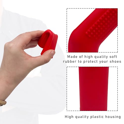 Suvnie 2 PCS Motorcycle Gear Shift Lever Shoe Protector, Motorbike Rubber Anti Slip Shifter Cover, Universal Shift Lever Pedal Cover, Motorcycle Accessories for Dirt Bikes ATVs (Red) - Image 3