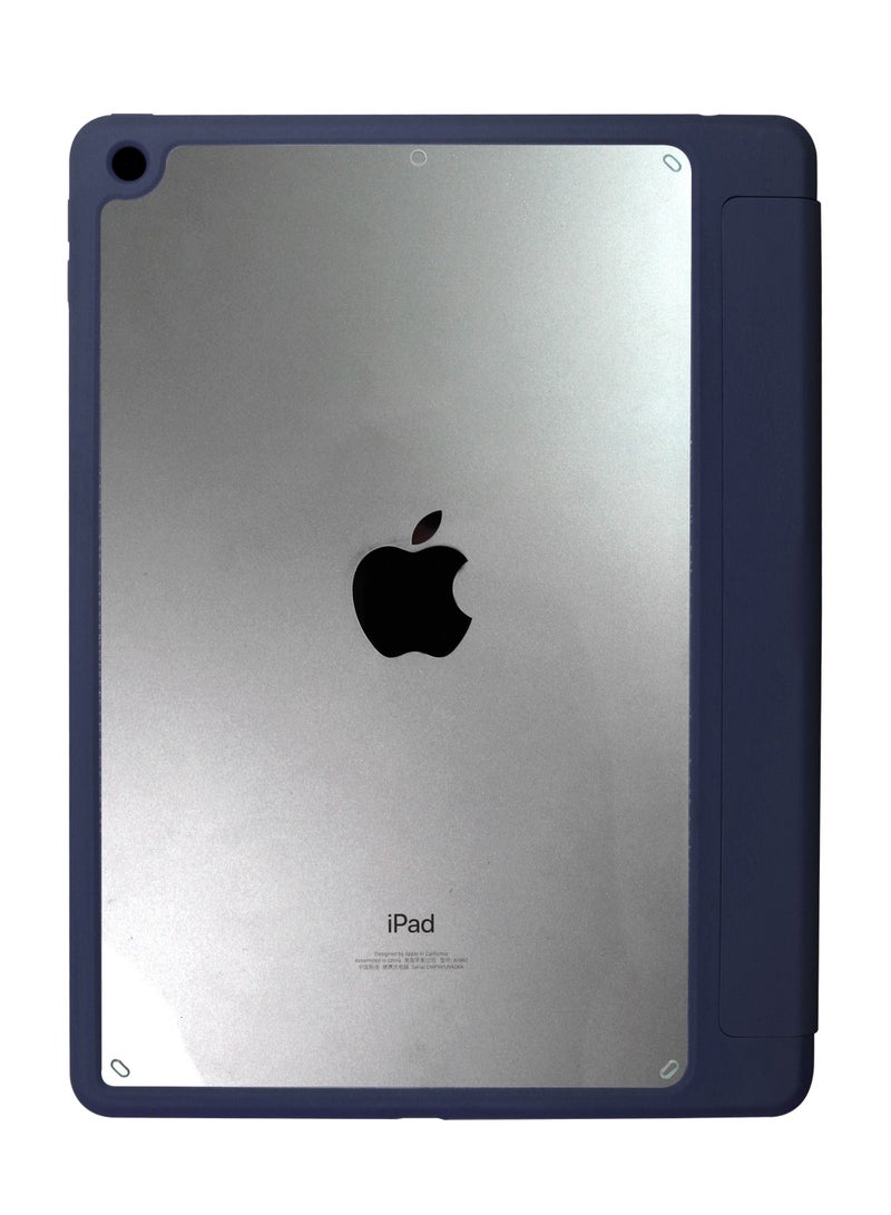 blupebble Hybrid Folio with Pen Holder Transparent Back with Auto Sleep/Wake function Shockproof Slim Case Designed for iPad 10.2-inch 7/8/9th Gen - Image 3