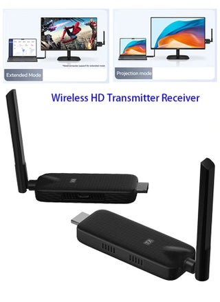جهاز إرسال واستقبال HDMI لاسلكي، فك تشفير 4K ومخرج 1080P، توصيل وتشغيل، موسع HDMI لاسلكي محمول 2.4G/5G، متوافق مع الكمبيوتر الشخصي/الكمبيوتر المحمول/الكاميرا/التلفزيون عالي الدقة/جهاز العرض/صندوق التلفزيون - pzsku/Z887F3AF7510C6680B6FAZ/45/1749005577/38979cae-484c-4de7-b666-e52756b4b18f