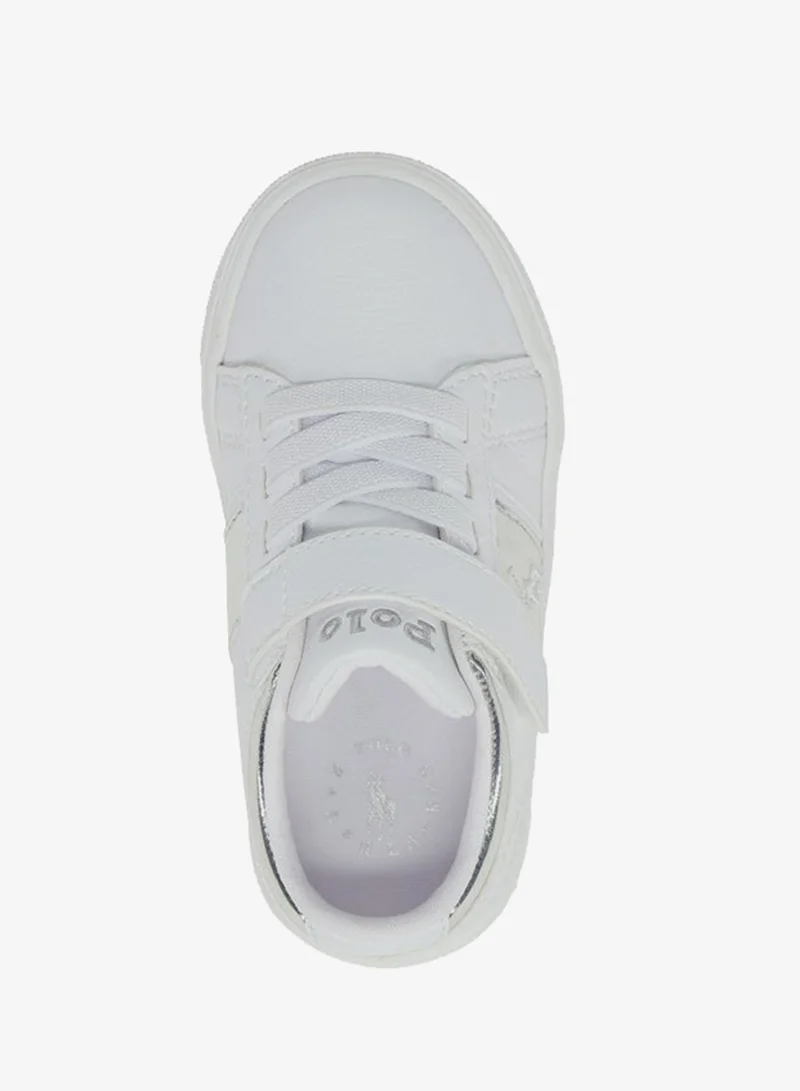 POLO RALPH LAUREN  FRAZIER PS Logo Embroidered Velcro Sneakers  | Best Price UAE