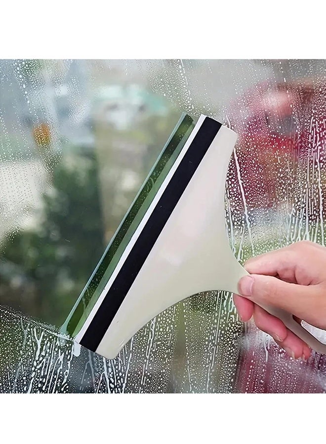 3PCS Multi-Purpose Silicone Water Wiper Squeegee, Car Windshield & Glass Cleaner Scraper, Portable Cleaning Tool for Car Window, Bathroom, Kitchen, Plate & Household Glass Surface Cleaning, Random Color - Image 3