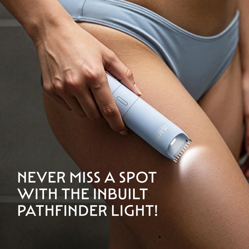 ZLADE زلايد صيف العطلة 2 في 1 ماكينة إزالة شعر الوجه ومشذب الجسم للنساء - Image 4