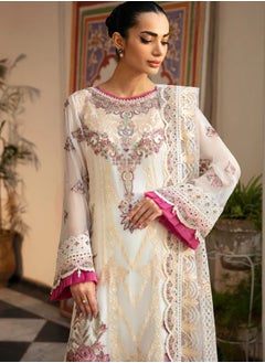 Sky cashmere Dastak Chiffon Stitched Dress  - Image 3