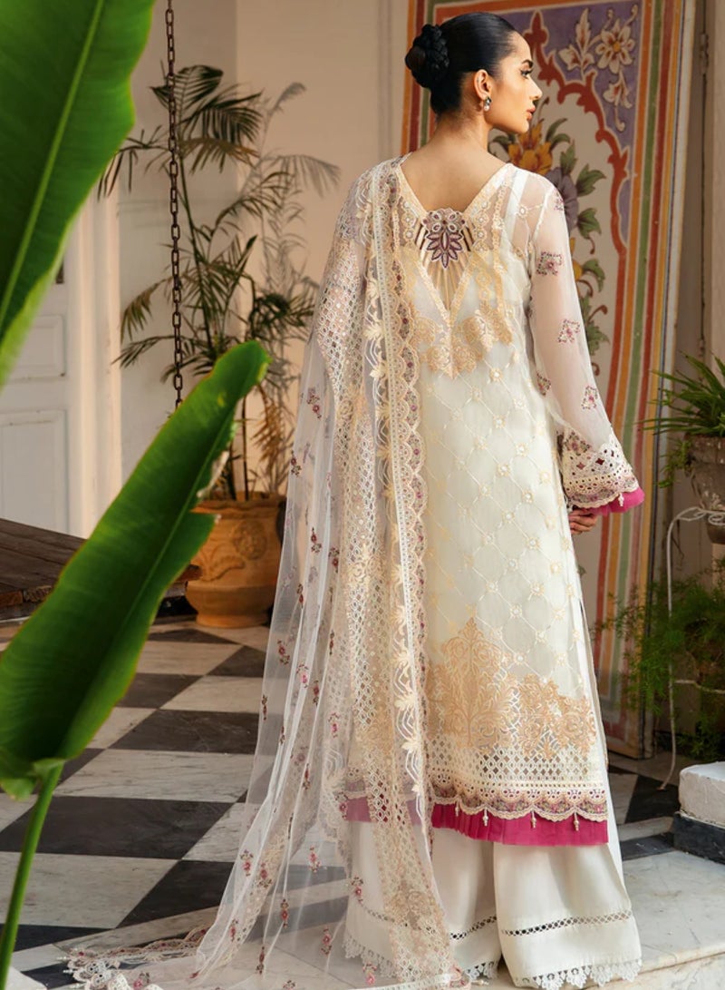 Sky cashmere Dastak Chiffon Stitched Dress  - Image 5