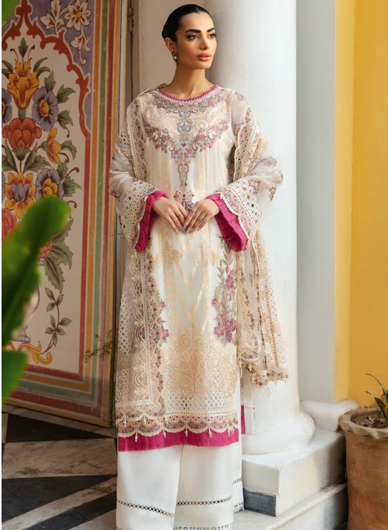 Sky cashmere Dastak Chiffon Stitched Dress  - Image 2