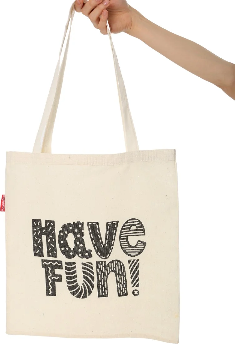 Baghashtag Have Fun Printed Cloth Bag