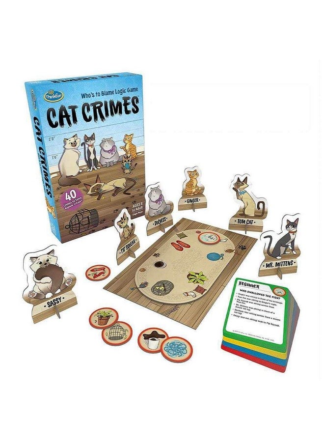thinkfun ThinkFun Cat Crimes Brainteaser - Engaging Logic Game for Kids and Adults | Develops Critical Reasoning Skills |Durable Components | Fun Cat Themed Artwork | Ideal for Ages 8+  - Image 4