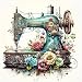 KTHOFCY 5D DIY Diamond Painting Kits for Adults Sewing Machine and Flowers Full Drill Embroidery Cross Stitch Crystal Rhinestone Paintings Pictures Arts Wall Decor Painting Dots Kits 118X118 inch - Image 2