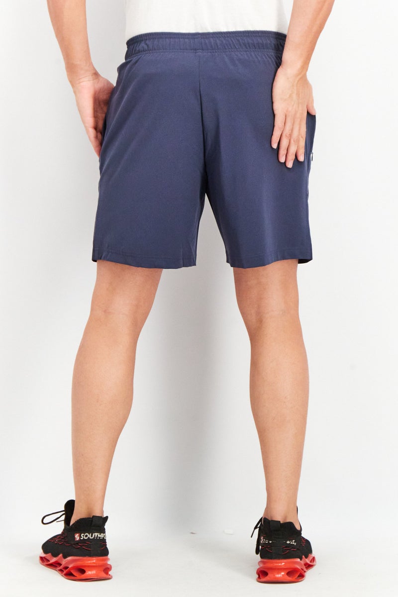 Adidas Men Sportswear Fit Training Shorts, Shadow Navy/Carbon - Image 2