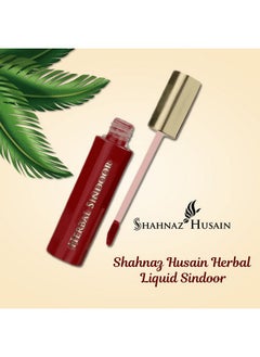 Shahnaz Husain Shahnaz Husain Red Herbal Liquid Sindoor Latest International Packaging (0.3 fl oz / 9 ml) (Red)  - Image 2