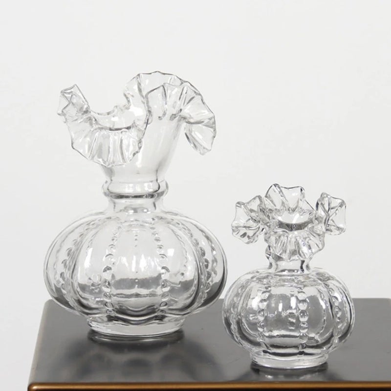 Y&D High Quality Transparent Glass Vase - Modern Creative Design for Living Room, Party, Wedding & Hotel Decoration - Flower Vases Centerpiece - Image 2