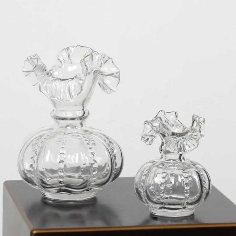 Y&D High Quality Transparent Glass Vase - Modern Creative Design for Living Room, Party, Wedding & Hotel Decoration - Flower Vases Centerpiece - Image 3