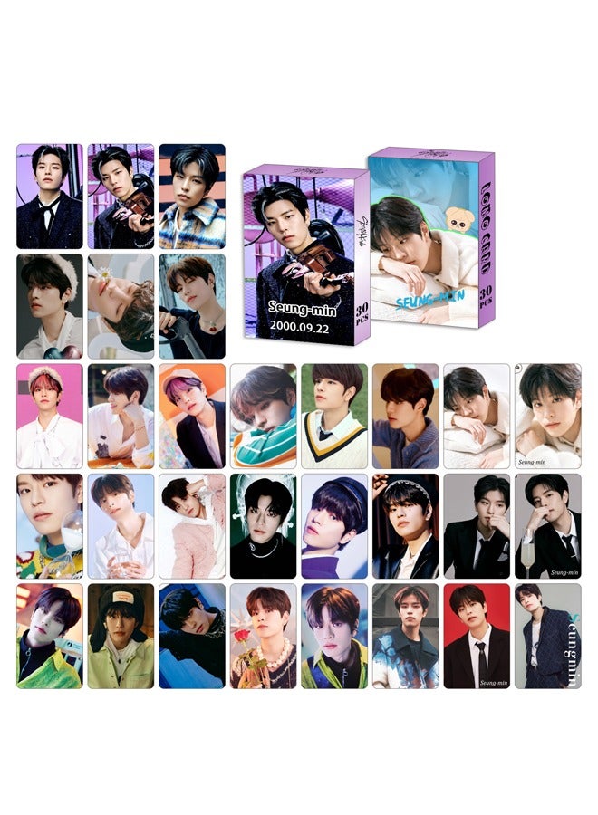 NIBEMINENT 30-Piece Stray Kids Seung-min Personal Cards - Image 2