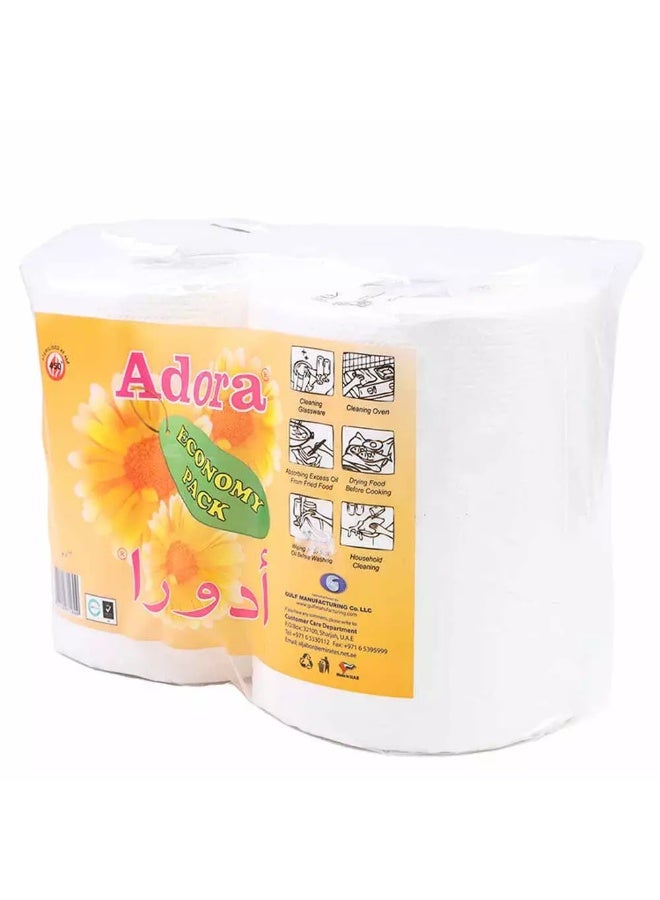 Adora Maxi Roll, Tissue Roll with Economy Pack- 2 x 150mtrs - Image 2