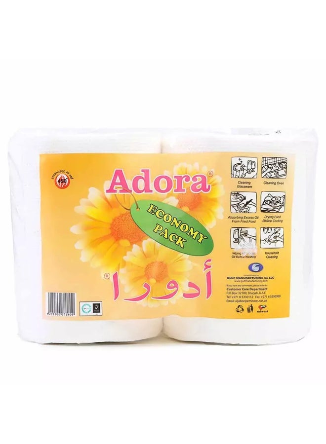 Adora Maxi Roll, Tissue Roll with Economy Pack- 2 x 150mtrs - Image 1