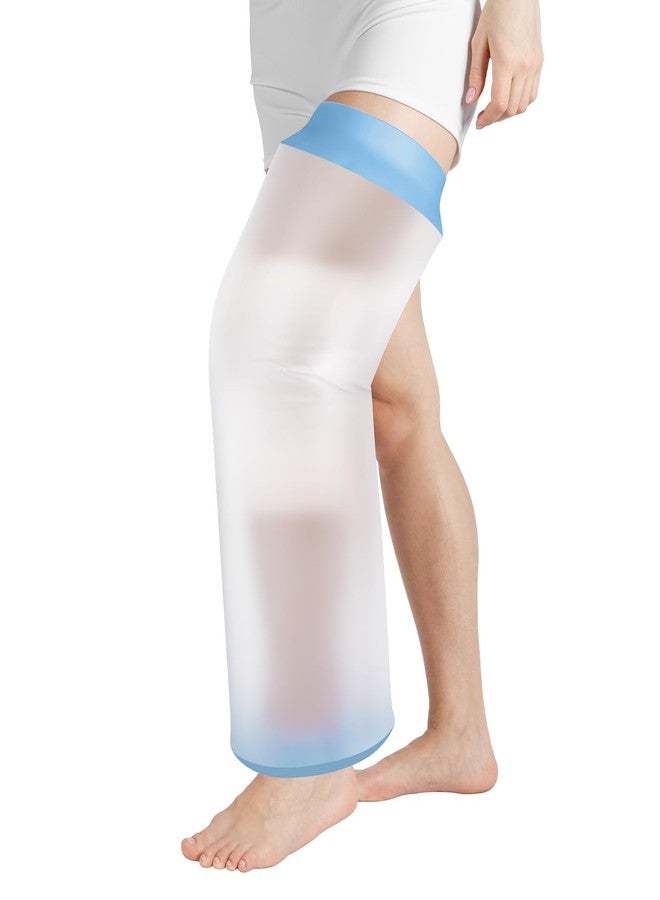 Zolife Knee Cast Cover for Shower Waterproof Bandage Cast Covers Protector for Knee Replacement Surgery, Wound, Burns Watertight Protection Reusable - Image 1