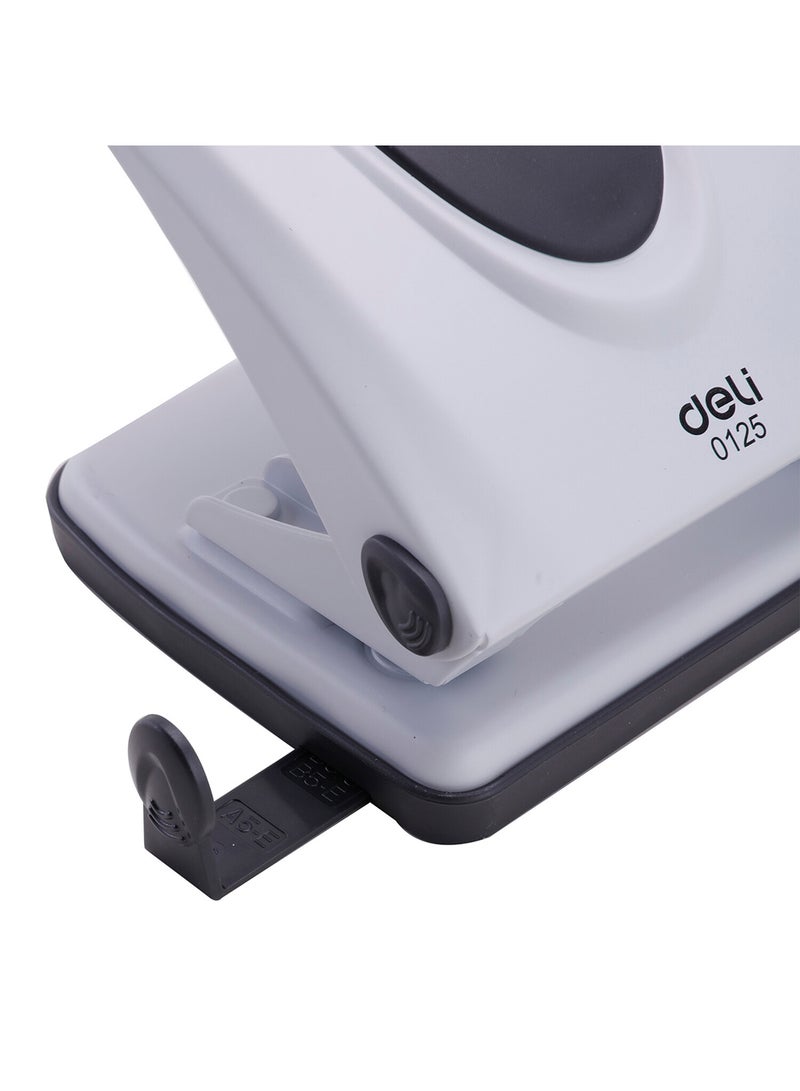 Deli Paper Punch with 2 Holes 20 Sheets , Hole Diameter 80mm,Φ6mm , Assorted Colors - E0125 - Image 4