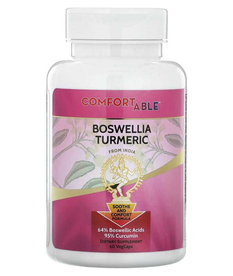 Comfortable Boswellia Turmeric 60 VegCaps