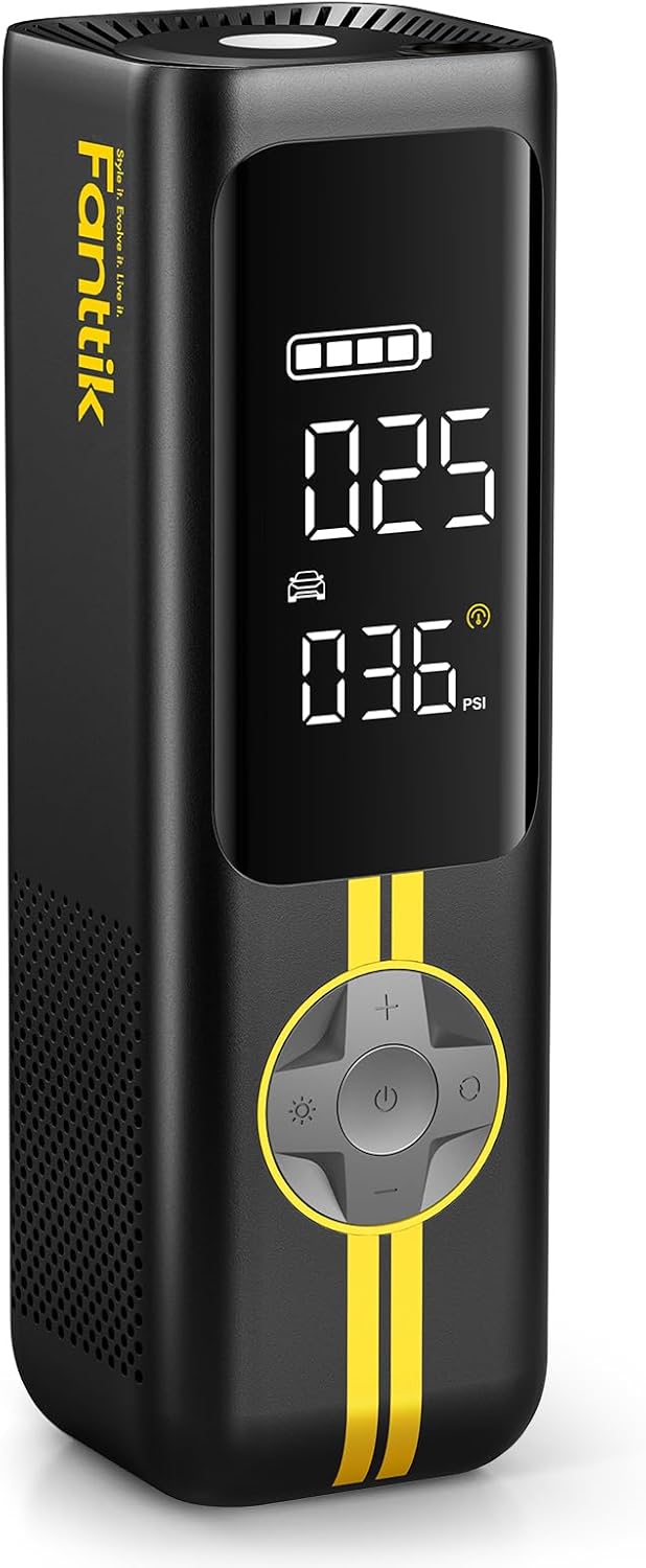 Fanttik X8 APEX™ Tire Inflator Portable Air Compressor - 150PSI Cordless with LCD Dual Screen - Image 1